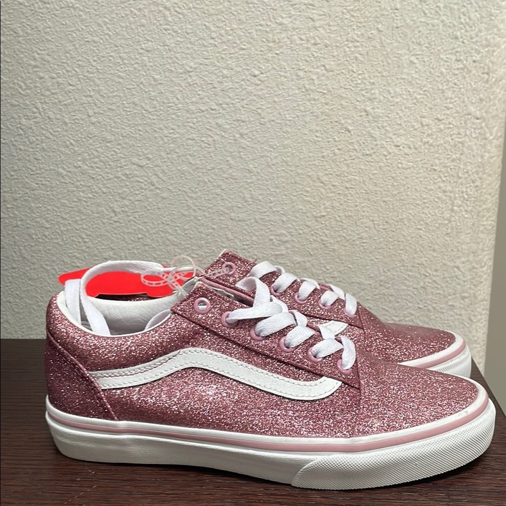 Vans Pink Sparkle Juniors Size 5